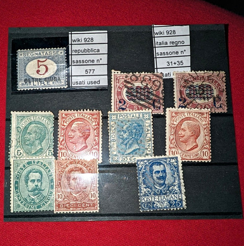 Italien vor 1950 briefmarken - italien,