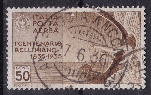 Italien 1935 gest sassone - -1935/, gest.