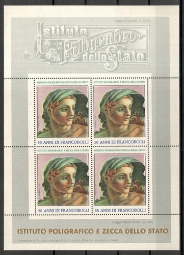 Italien gedenkblock postfrisch - italien,