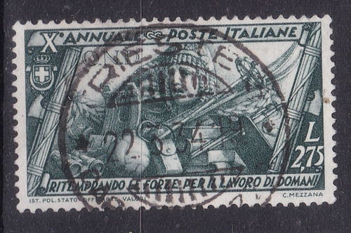 Italien 1932 gest - italien, sassone