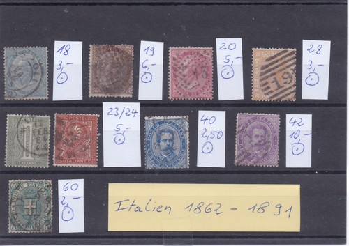 Italien markenauswahl 1862 - italien,
