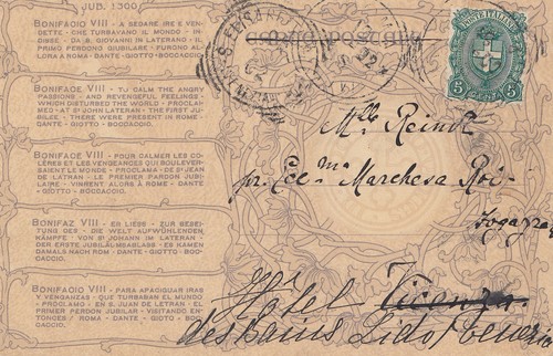 Italien 1902 ansichtskarte - italien:, 1902: