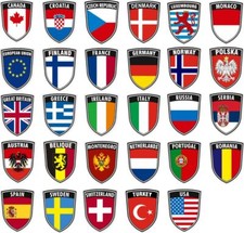 29  Sorten Wappen Europa und