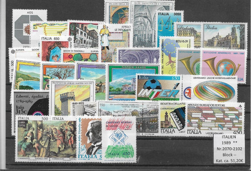 Briefmarken-Europa-Italien