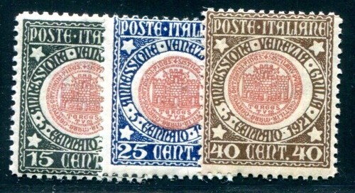 Italien 1921 138 140 - 138-140, **