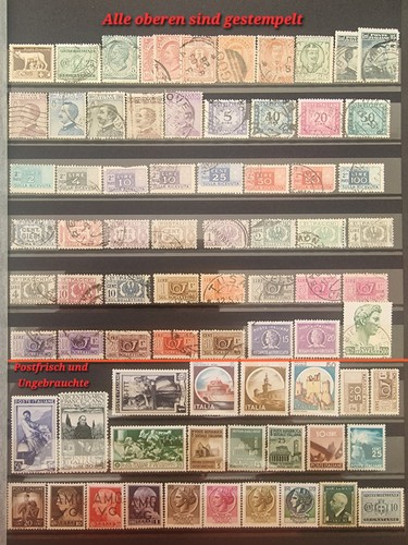Große briefmarkensammlung - große,