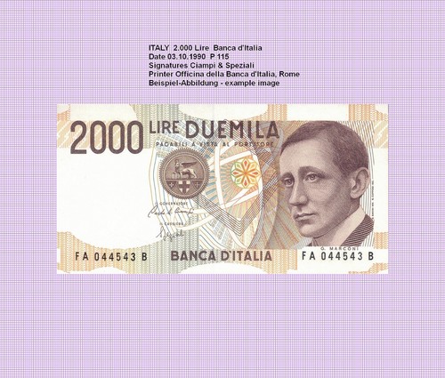 Italien italy 2000 lire - italien,