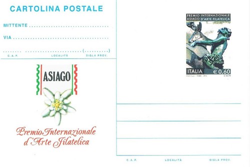 Italien ganzsachenkarte asiago - italien,