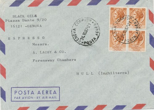 Italy 1967 italia turrita - turrita, l