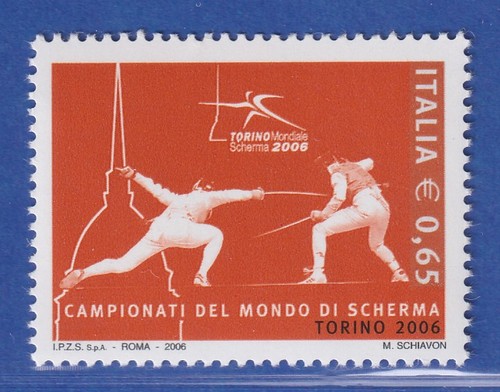 Italien 2006 fechten - italien,