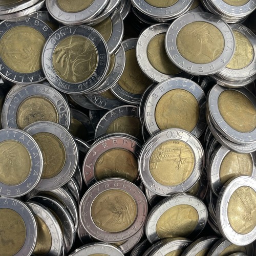 Münzen sammlung italien 500 - italien,
