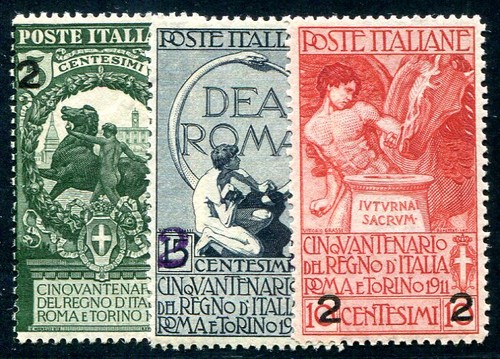 Italien 1913 107 109i - 1913, 107-109i
